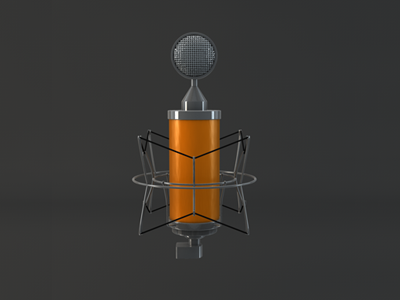 Mic Wip 3d c4d cinema 4d mic microphone mograph