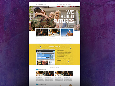 We Build Futures design jobs military responsive veterans web design website