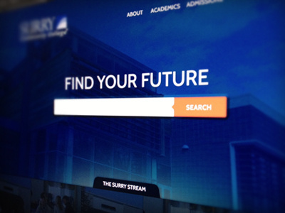 Find Your Future big photo cms college edu expressionengine future search university user interface web design website
