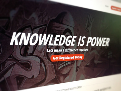Knowledge cms education elearning gangs research responsive user interface web design website
