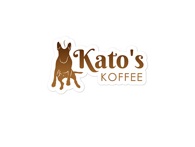 Kato's Koffee branding design dropshipping store ecommerce store graphic design illustration logo shopify shopify store website design