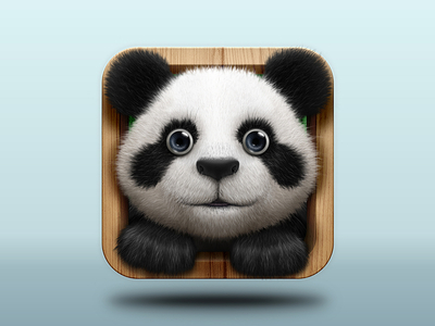 Hey, Panda! animal apple fur icon illustration ios ipad shakuro