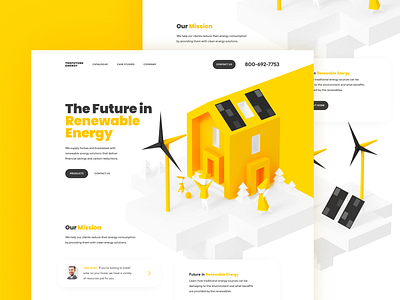 Renewable Energy Company Website Design