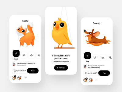 Dog App Designs Themes Templates And Downloadable Graphic Elements On Dribbble