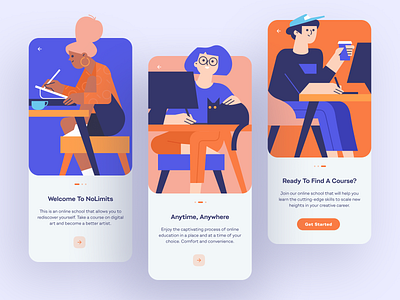 Online School App Onboarding