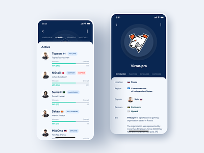 Cybersport Portal App app broadcasting concept cybersport design design app game gaming gaming app illustration ios minimal mobile news platform portal shakuro sport ui ux