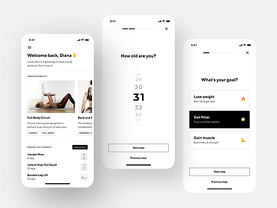 Fitness App activity activity tracking app design design app fitness fitness app gym health interface ios mobile mobile app mobile app design shakuro sport training ui ux workout