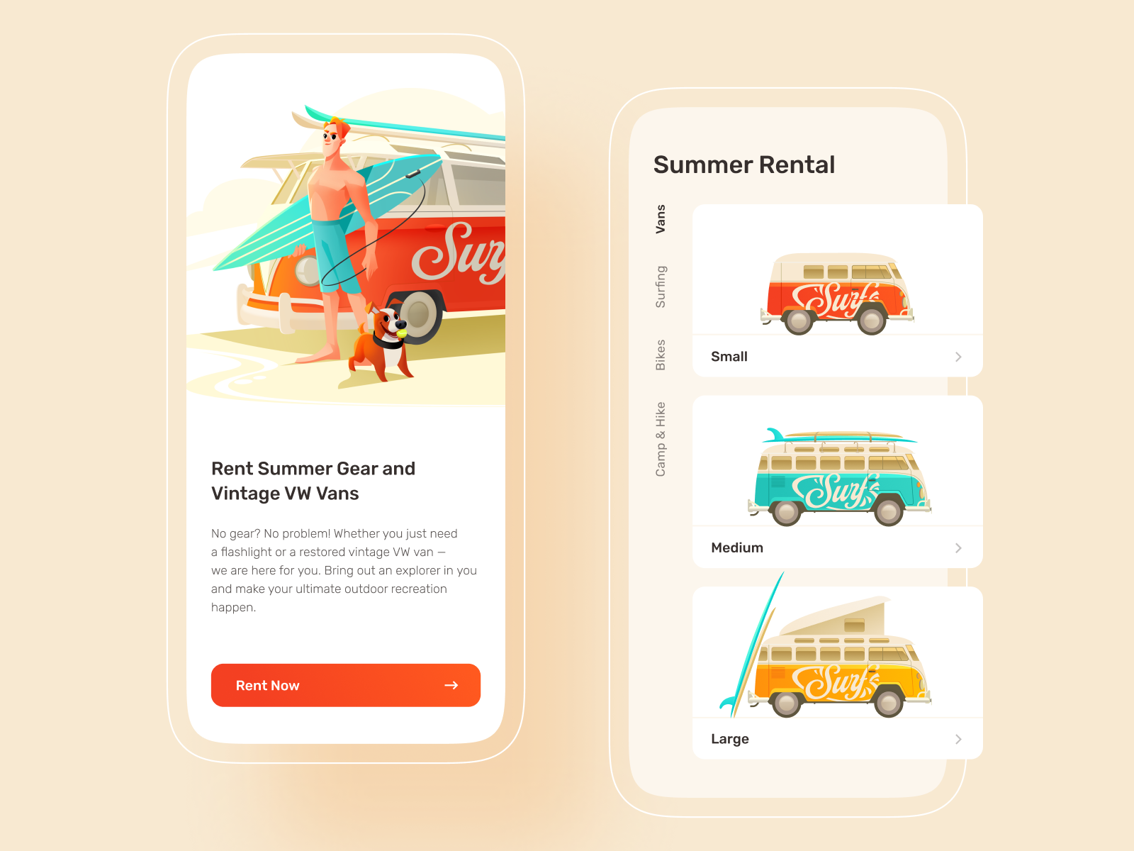 Outdoor Gear Rental App by Shakuro on Dribbble