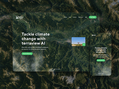 Terraview agriculture climate climate change design home page interface landing landing page nature page shakuro ui user interface ux web web design web platform website website design welcome screen