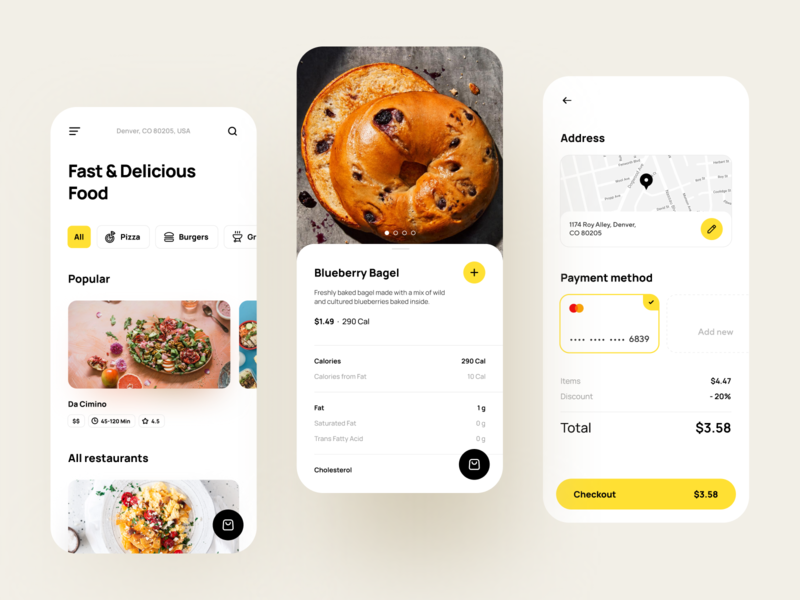 Food App app concept delivery delivery app delivery service design dinner food food and drink food app home page interface ios iphone lunch mobile ordering app shakuro ui ux