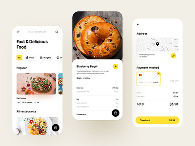 Food App app concept delivery delivery app delivery service design dinner food food and drink food app home page interface ios iphone lunch mobile ordering app shakuro ui ux