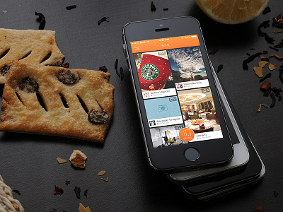 STK App app feed flat ios iphone mockup screen ui design