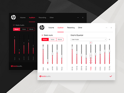 Audio Settings panel