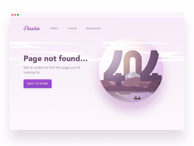 Captivating 404 Page Animation 404 ae animation empty error gif illustration lost missing page not found ui web
