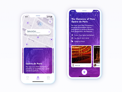 Smart Guide App Concept app entertainment ios iphone iphone x iphonex map place travel traveling ui ux