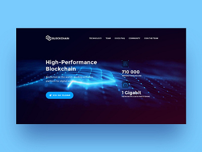 Blockchain Website Concept