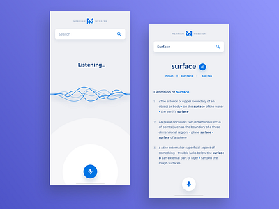 Merriam-Webster App Redesign