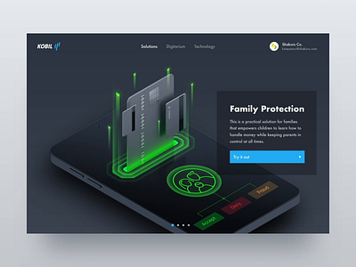 Cross-functional Data Security Service Illustration 3d after effects animated illustration animation app art data centre figma illustration interface motion motion design product branding security sketch ui ux video web web animation