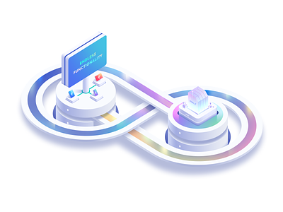 Infinite Data Security Loop Illustration