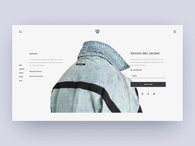 Street Fashion Product Page Animation animation brand collection brand store clothes concept desktop e commerce home page landing page laptop motion design online store product page represent fearofgod kith shakuro street fashion wear transition ui ux web design