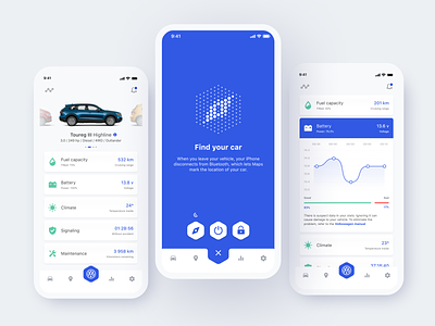 Volkswagen Car Control App Concept