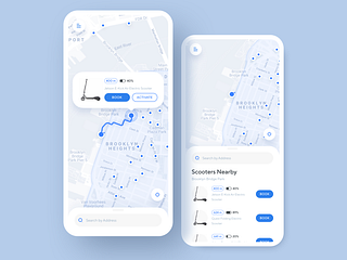 Electric Scooter Share App by Shakuro on Dribbble