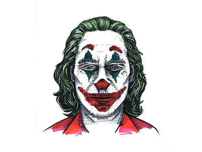 Joker Sketch Illustration by Shakuro on Dribbble
