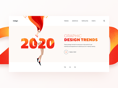 Webdesigner Site Concept 2020 2020 trends article concept design trends graphic design trends illustration site ui ux trends web design web designer website
