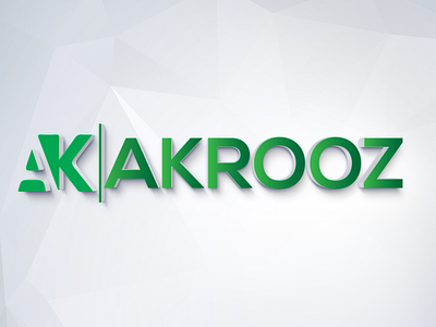 AKROOZ LOGO branding design graphic design initial logo logo typography vector