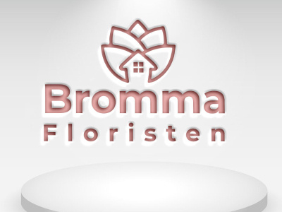 Botanical Logo boho logo botanical logo branding design floral logo graphic design initial logo typography vector