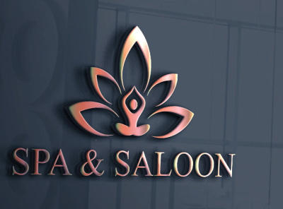 SPA AND SALOON LOGO 3d animation botanical logo branding design graphic design illustration initial logo logo motion graphics typography ui vector
