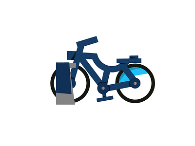 Barclay's Bike art bicycle blocks boris design graphic illustration lego london vector wip