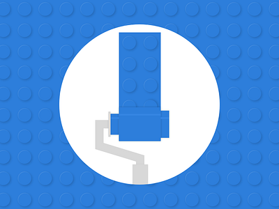 LEGO™ Paint Roller icon lego paint roller tools vector