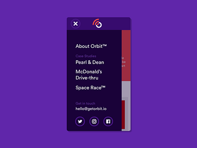 Orbit Mobile Nav