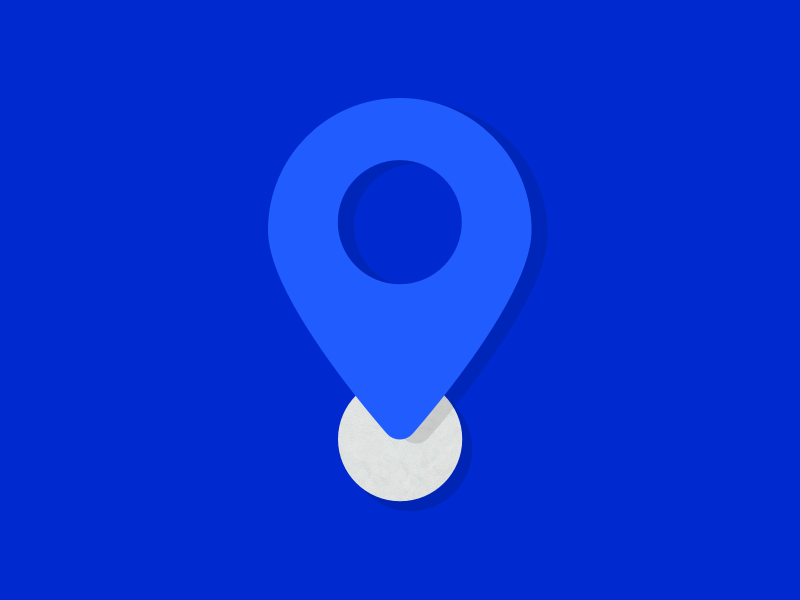 Team Location icon WIP ui blue texture drop pin navigation location icon product