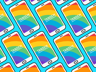 Proud about Pride app bank branding colour mobile pride splash screen tandem