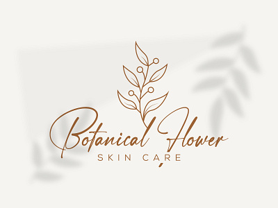 Botanical Floral element Hand Drawn skin care Logo template beauty botanical logo branding business design feminine floral hand drawn logo logotype nature skin care vector