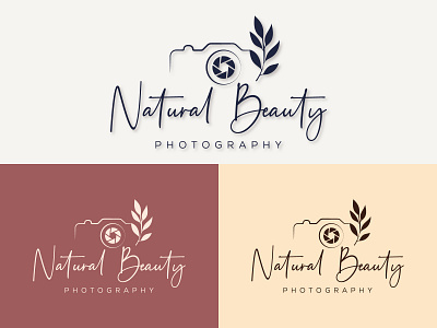 Botanical Floral element Hand Drawn photography logo design beauty botanical branding design feminine floral hand drawn logo photography salon spa vector