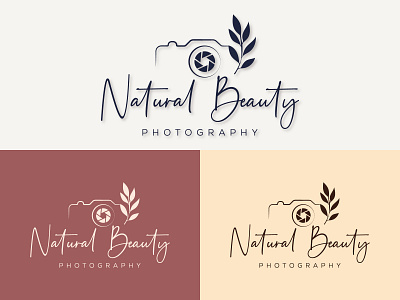 Botanical Floral element Hand Drawn photography logo design