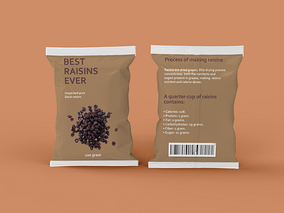 Raisins Packaging 3d animation app branding design designer follow food games graphic design illustration illustrator job logo motion graphics packaging remotejob ui