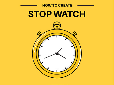 Stopwatch 3d animation app available branding design follow foryou fyp games graphic design illustration logo motion graphics openforwork stop stopwatch ui watch