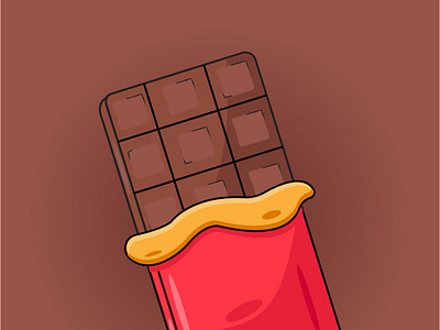 Chocolate Illustration 3d animation availableforwork branding chocolate design designing follow foryou games graphic design illustration logo motion graphics ui vector