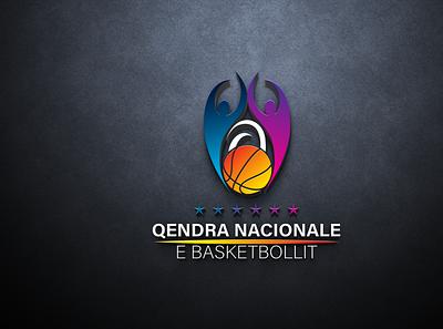 Qendra Nacionale e Basketbollit - National Basketall Center branding graphic design logo s