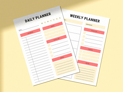 Monthly and Weekly Budget Planner, Agenda, Organizer. by Alez Design on  Dribbble