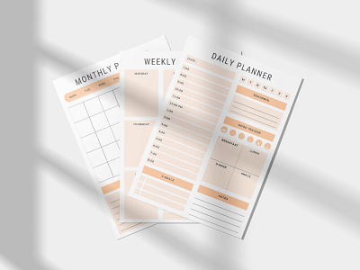 Daily Planner Weekly Planner Monthly Planner reminder