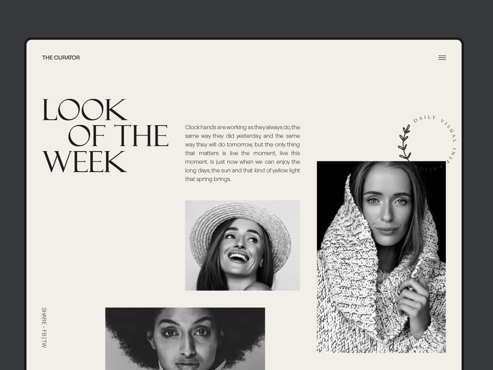 Fashion Landing Page Concept Design by Kultar Singh on Dribbble