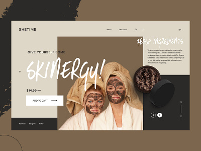 SHETIME - Skinergy Face Mask Ecommerce Website