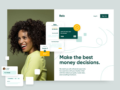 Relx Fintech Landing Page Exploration agency branding dashboard ui design digital marketing ecommerce financial fintech homepage landing page payment app portfolio saas landing page saas website startup ui ux web web design website