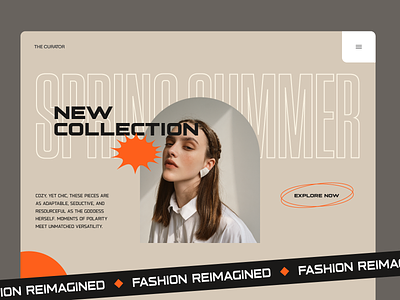 Fashion Editorial Website Concept