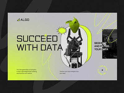 ALGO - Data Analysis web page Concept